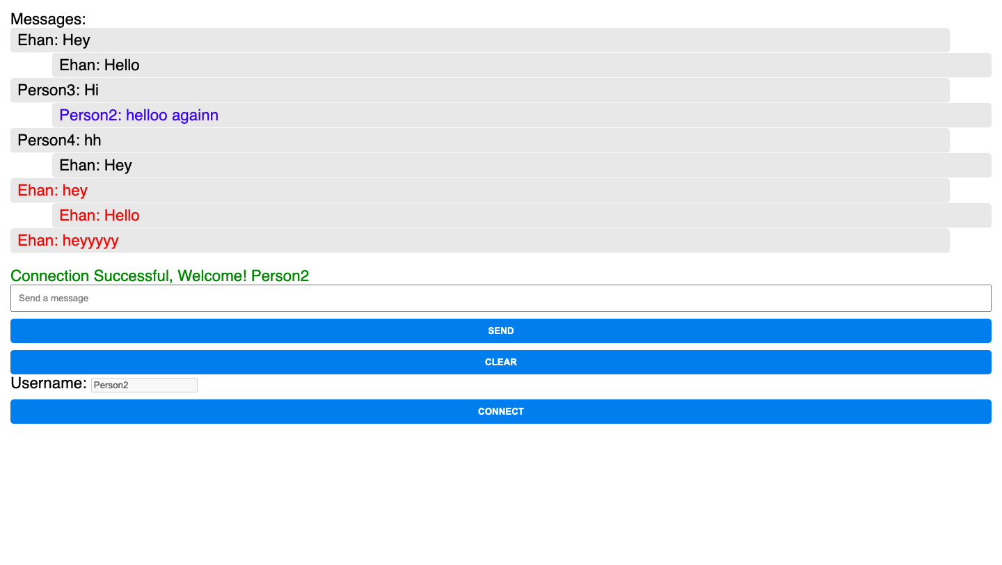 Chat Session Interface